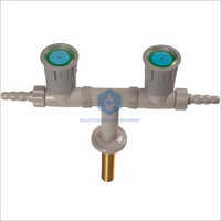 Gas Tap, Euro, 2 Way 180°, for Pharma & Lab